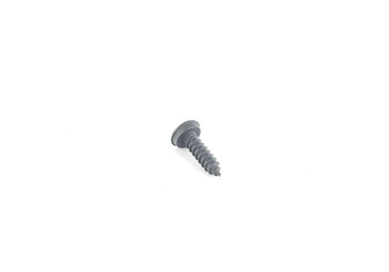 Tornillo de chapa con cabeza redonda OEM 07143448498 para BMW {E21,E30,E36,E46,E12,E28,E34,E39,E60,E61,E24,E23,E32,E38,E65,E66,E31,E70,Z1,Z3} y MINI {R50,R52,R53}. Original BMW y MINI.