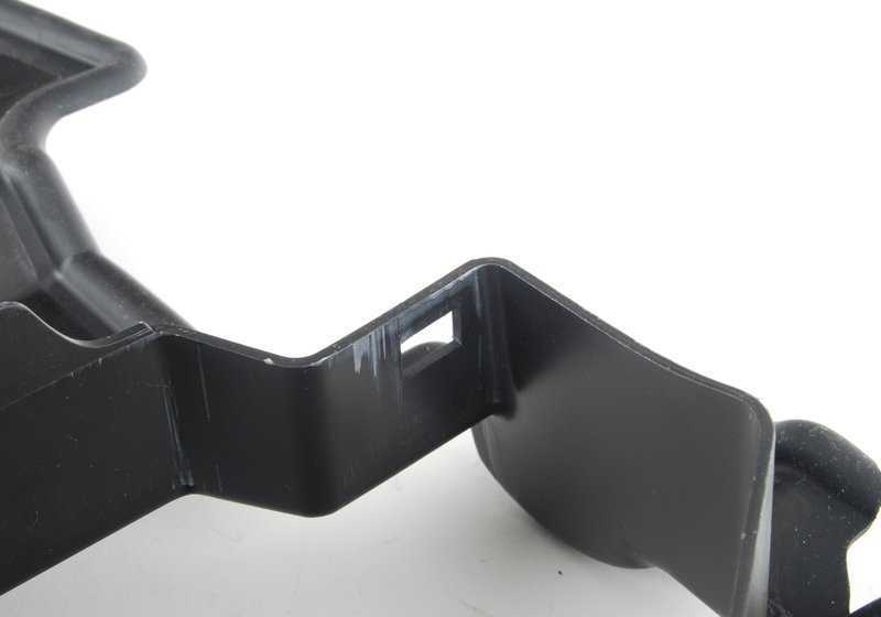 Guía de aire frontal izquierda OEM 51717136689 para BMW Serie 7 E65, E66. Original BMW.
