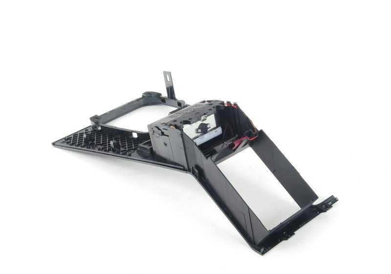 Suplemento para consola central negro OEM 51168256297 para BMW Serie 5 E39 (520d, 520i, 523i, 525i, 528i, 530i). Original BMW.