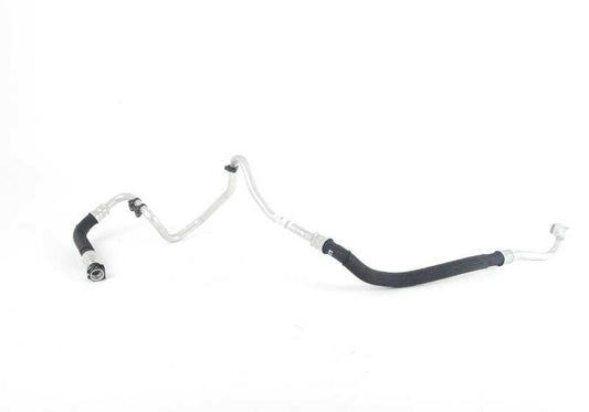 Tubo de retorno del radiador de aceite OEM 17227636880 para BMW F07, F10, F06, F12, F13, F01, F02. Original BMW.