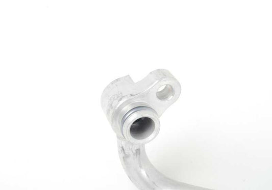 Tubo de retorno del radiador de aceite OEM 17227636880 para BMW F07, F10, F06, F12, F13, F01, F02. Original BMW.