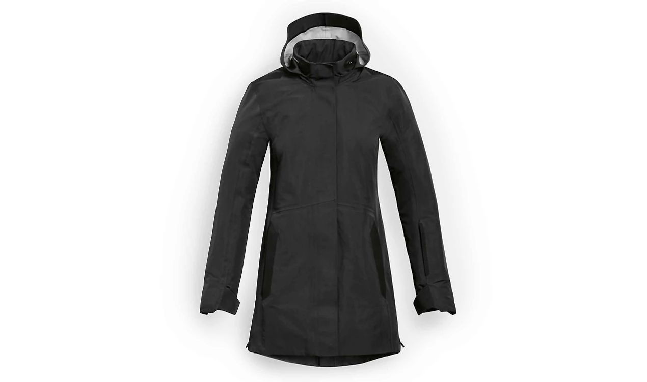 Chaqueta impermeable Dry OEM 76147923005 para BMW Motorrad {R1250GS, F900XR, S1000XR, F850GS, G310R, C400GT, R18, entre otros}. Para uso diario, con protecciones y capucha extraíble. Original BMW Motorrad.
