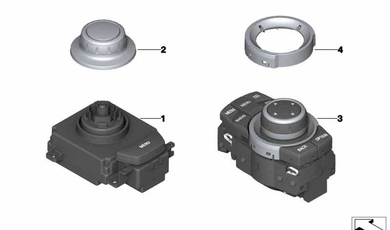 Unité de commande (contrôleur) OEM 65829125349 pour BMW X5 E70 et X6 E71. Pièce BMW originale.