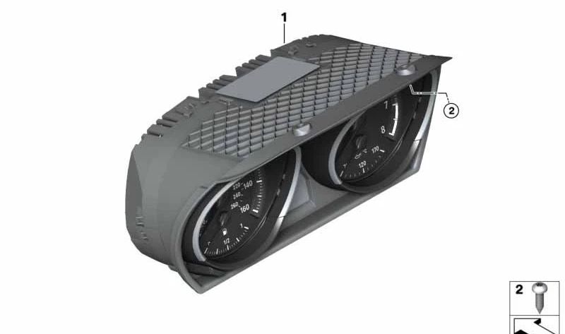 Cuadro de instrumentos sin codificar OEM 62109194904 para BMW E63 y E64 (630i con motores N52 y N53). Compatible con cambio manual y automático. Original BMW.