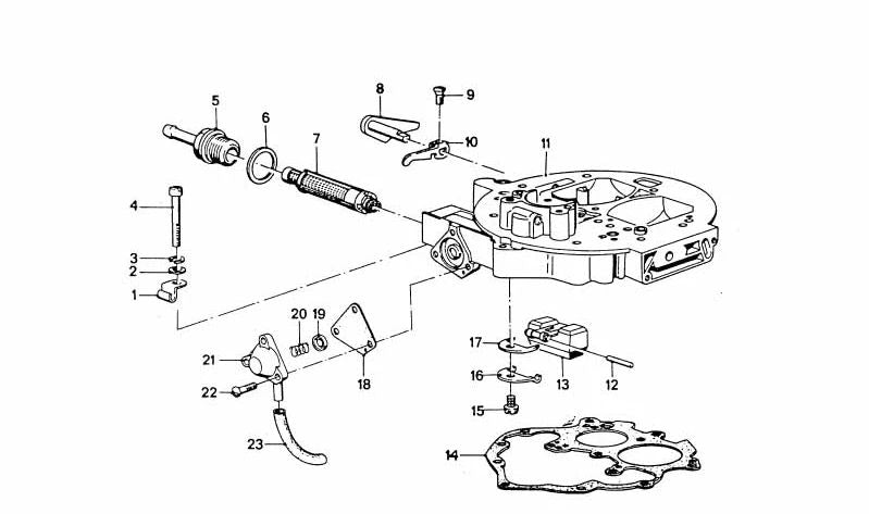 Junta OEM 13111253049 para BMW E12. Original BMW.