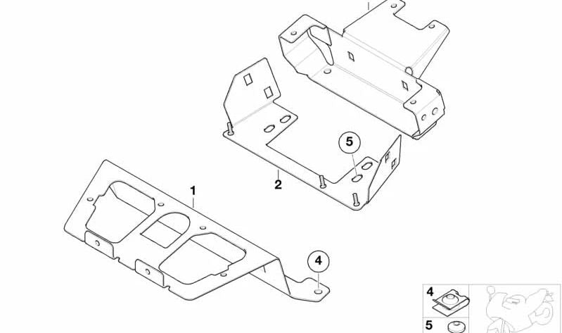 Travesaño delantero OEM 65617664466 para motos BMW F 650 GS, F 650 GS Dakar, G 650 GS… y más. Original BMW Motorrad.