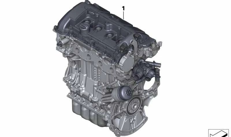 OEM 11002348271 Motor for Mini R56 LCI, Clubman R55 LCI, Cabrio R57 LCI, Coupé R58, Roadster R59, Countryman R60, Paceman R61. Original Mini.