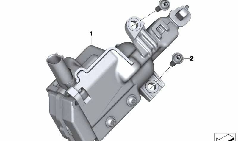 Cierre centralizado maleta derecha OEM 46548528966 para motos BMW K1600 GT, K1600 GTL, R1200 RT, R1250 RT. Original BMW Motorrad.