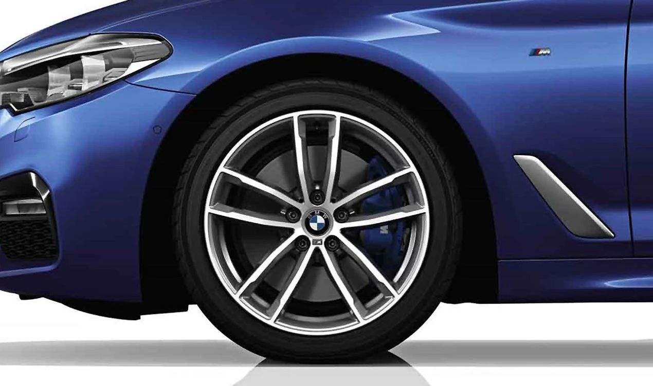 Llantas de aleación M Doble Radio 662 OEM 36118747407 para BMW G30 y G31. Acabado orbit gris bicolor, 18 pulgadas, original BMW. Compatibles con versiones 518d, 520d, 520i, 520e, xDrive.