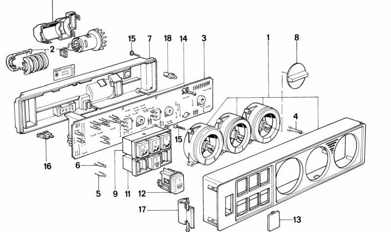 Bombilla cuadro instrumentos 1,2W OEM 62111368299 para BMW E30, E28, E34, E24, E23, E32. Original BMW. Ideal para iluminar el panel del salpicadero.