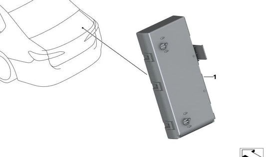 Módulo de control apertura/cierre maletero OEM 61355A74B11 para BMW F70, U06, G60, G68, G90, G70, U11, U12, U10, G45, G06, G09 y MINI U25. Original BMW y MINI.