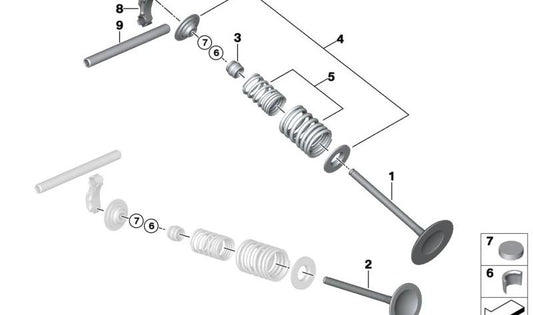 Adjustment plate OEM 11348563597 for bmw r 1300 gs motorcycles, r 1200 gs, f 750 gs, s 1000 rr ... and more. Original BMW Motorrad.