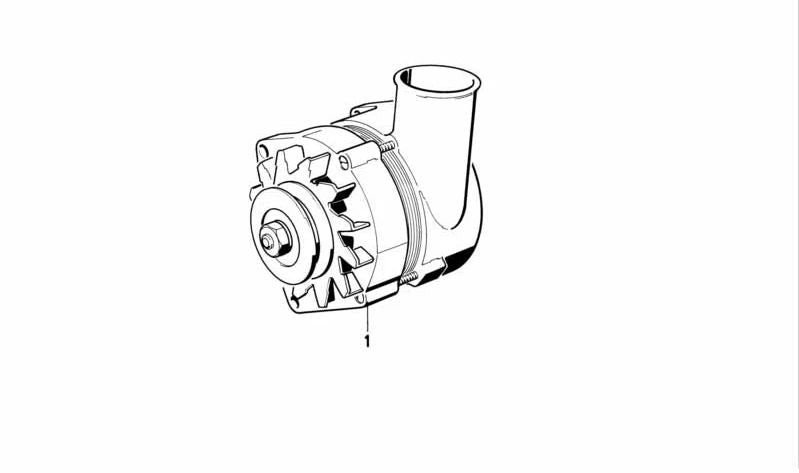 Alternador compacto 115A OEM 12311404153 para BMW E36. Compatível com todos os modelos BMW E36. Substituição original da BMW.