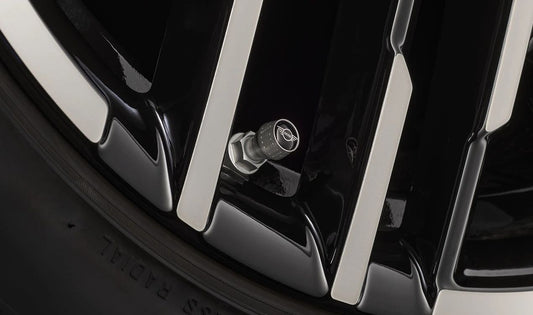 Tapones de válvula con logotipo OEM 36115A96C09 para MINI F56, F55, Clubman F54, Countryman F60... y más. Original MINI.