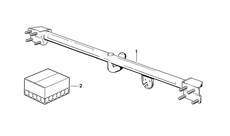 Kit de componentes eléctricos OEM 71609061116 para BMW E30 320i con motor M20 (modelos manuales y automáticos, tracción trasera, fabricados entre 1982 y 1991). Original BMW.