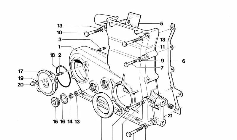 Junta sin amianto para BMW (OEM 11141401506). Original BMW