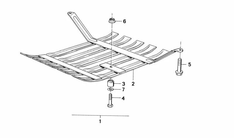Tornillo hexagonal M10x20 OEM 33331132413 para BMW E30, E28, E34, E24, E23, E32, E31. Original BMW.