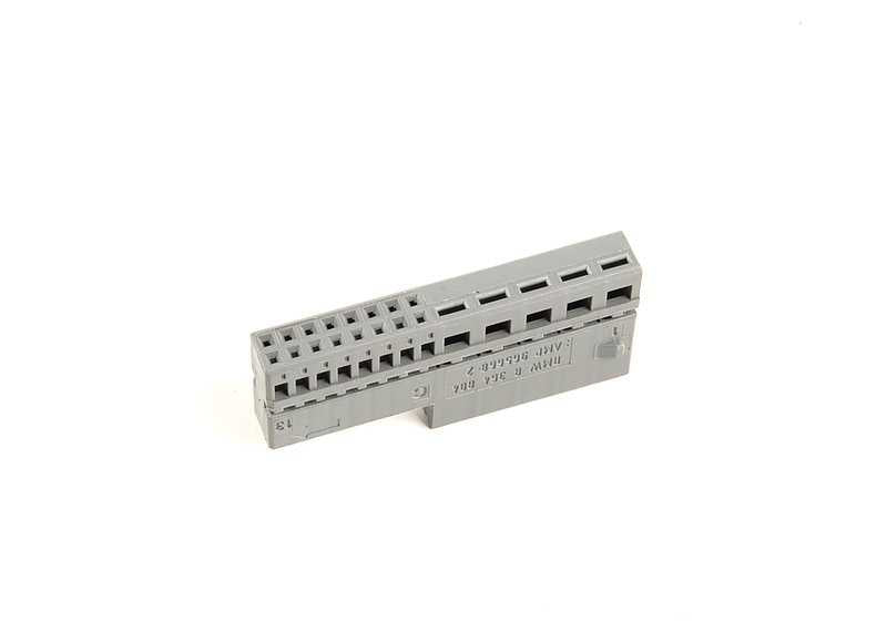 Caja de enchufe gris OEM 61138364884 para MINI R56, R60, R61, BMW E81, E87, X3 E83... y más. Original BMW y MINI.