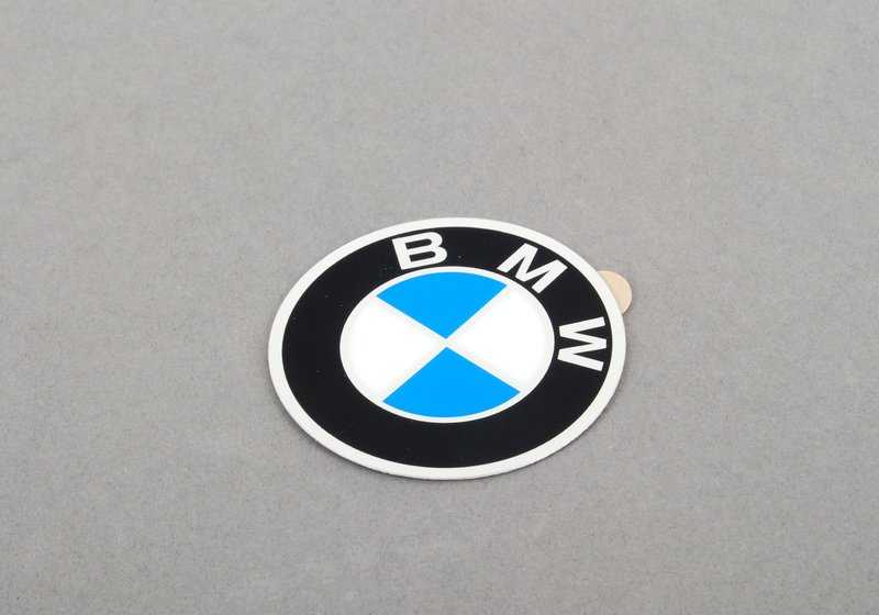 Emblema con adhesivo OEM 36131181106 para BMW E12, E28, E24, E23. Original BMW.