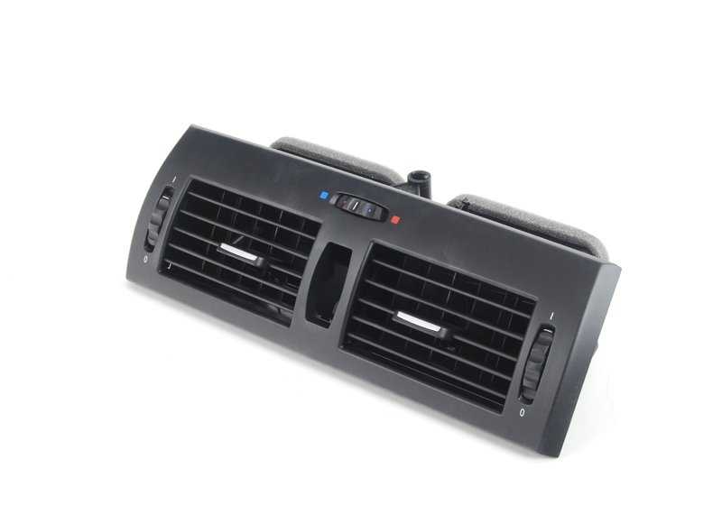 Grade de ventilação central OEM 64223415965 para BMW X3 E83 (1.8D, 2.0D, 2.0I) de 2006 a 2010. Substituição original da BMW.