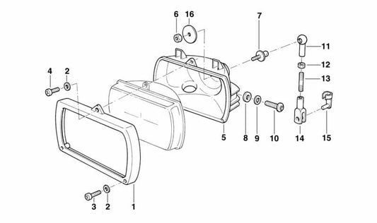 Arandela de goma OEM 63121358129 para motos BMW R50/5-R90S, R45-R65LS, K100, K75... y más. Original BMW Motorrad.