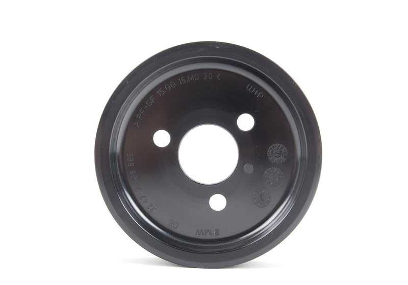 Polea de dirección asistida OEM 32427508865 para BMW E60, E60N, E61, E61N, E63, E63N, E64, E64N, E65, E66, E53. Original BMW.