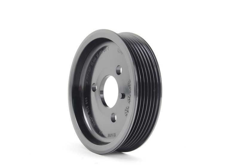 Polea de dirección asistida OEM 32427508865 para BMW E60, E60N, E61, E61N, E63, E63N, E64, E64N, E65, E66, E53. Original BMW.