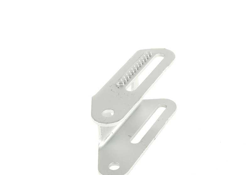 Soporte tensor (Spannlasche) OEM 12311714450 para BMW E34 y E32. Pieza original BMW.