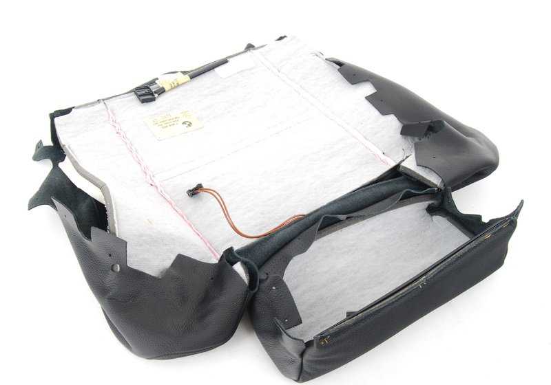Funda de asiento de confort en cuero OEM 52107904665 para BMW E60 y E61. Original BMW.