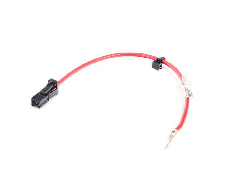 Cable positivo de batería OEM 61126929715 para BMW Serie 1 E81 (116d, 116i) todos los modelos compatibles. Conexión batería original BMW.