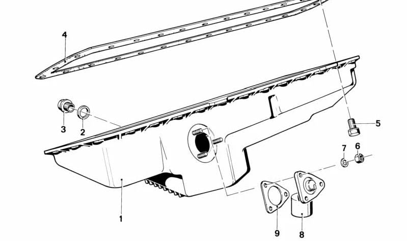 Sensor de nivel de aceite OEM 61311361119 para BMW E23, E24. Original BMW.