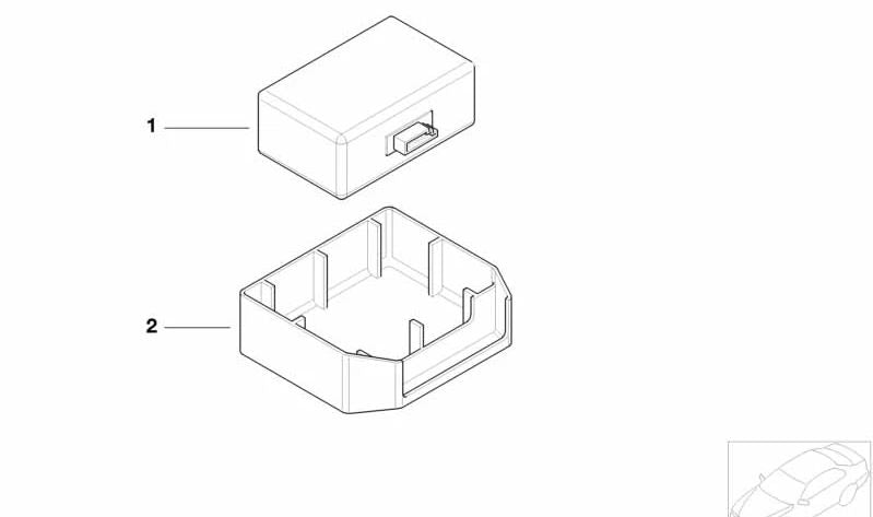 Sensor de lluvia y luz OEM 61356923954 para BMW E46, E39, E83, E53, E85, E86 y MINI R50, R52, R53. Original BMW y MINI.