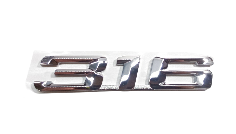 Emblema "316" OEM 51141977249 para BMW Serie 3 E36. Original BMW.