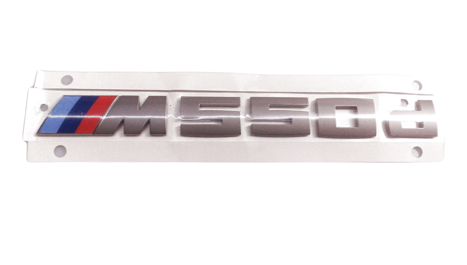Emblema "M550d" OEM 51148063199 para BMW G30 y G31 M550d xDrive (2017-2020). Original BMW.