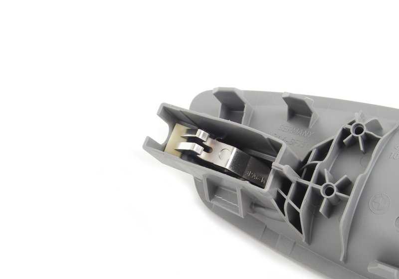 Interior Maneta Porta direita OEM 51216975498 para BMW E92, E92N, E93, E93N. Cinza. Substituição original da BMW.