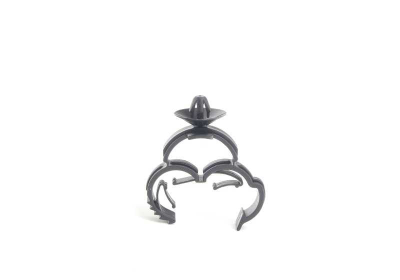 Clip sujeta cables OEM 61136942544 para BMW E90, E92, E93, E60, E61, E63, E64, E70, F95, F96. Pieza original BMW. Ideal para fijación de cables en el motor u otras partes del vehículo.
