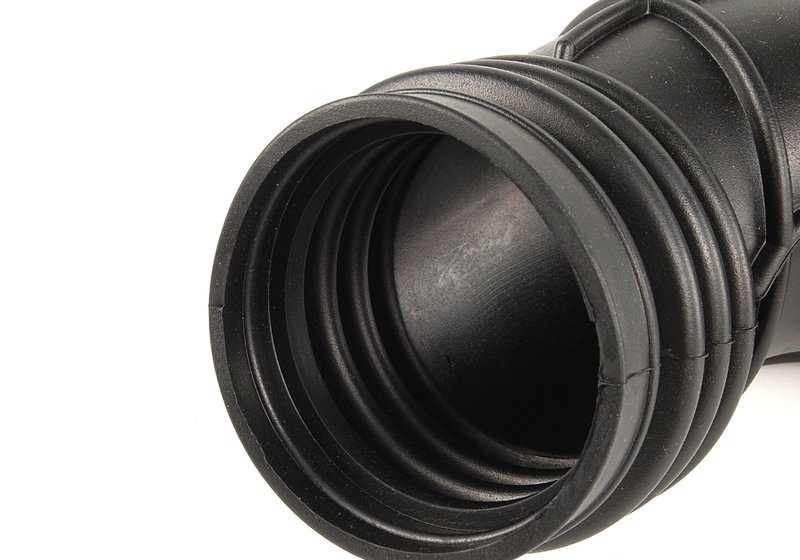 Manguito de admisión de aire OEM 13541705209 para BMW E36, E46, Z3. Conecta el caudalímetro al sistema de admisión. Repuesto original BMW.