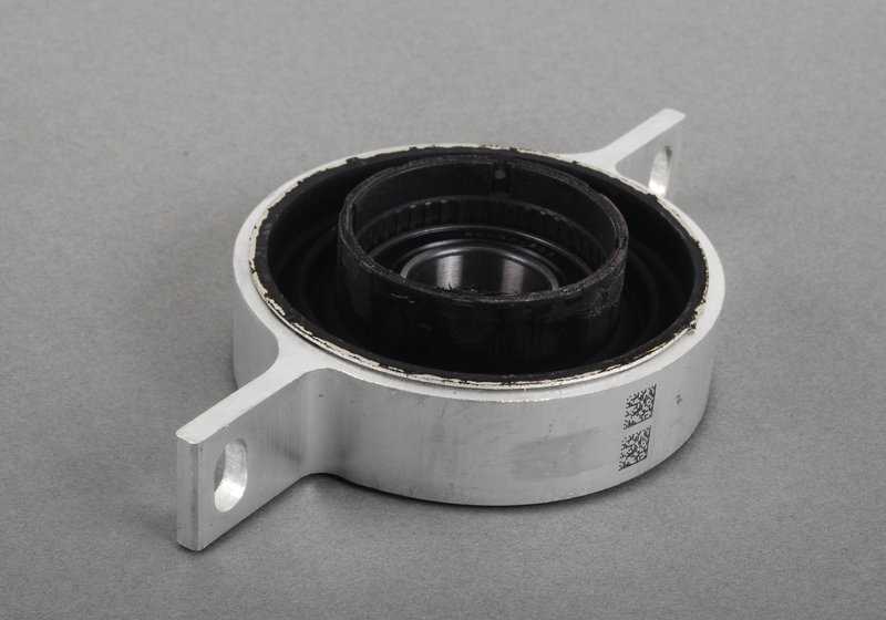 Soporte central del eje de transmisión en aluminio OEM 26127558745 para BMW F25, F26, E70, F15, E71, E72, F16. Original BMW.