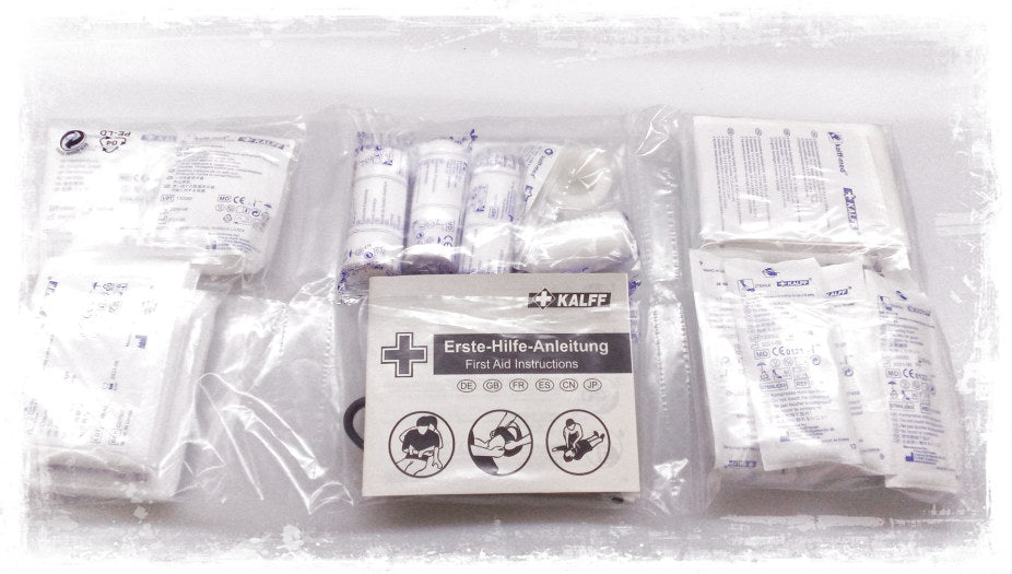 Kit de primeros auxilios OEM 51477158344 para BMW E81, E82, E87, E88, F20, F21, F22, F23, F45, F46, F87, E36, E46, E90, E91, E92, E93, F30, F31, F34, F80, F32, F33, F36, F82, F83, E34, E39, E60, E61, F07, F10, F11, G30, E63, E64, F06, F12, F13, E38,