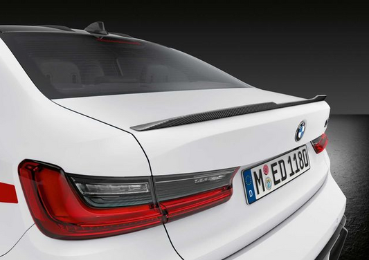 OEM 51628086384 carbon rear spoiler for BMW G82 M4, M4 Competition, M4 CS (rear -wheel drive and XDRive traction, from 11/2020 onwards). Original BMW.