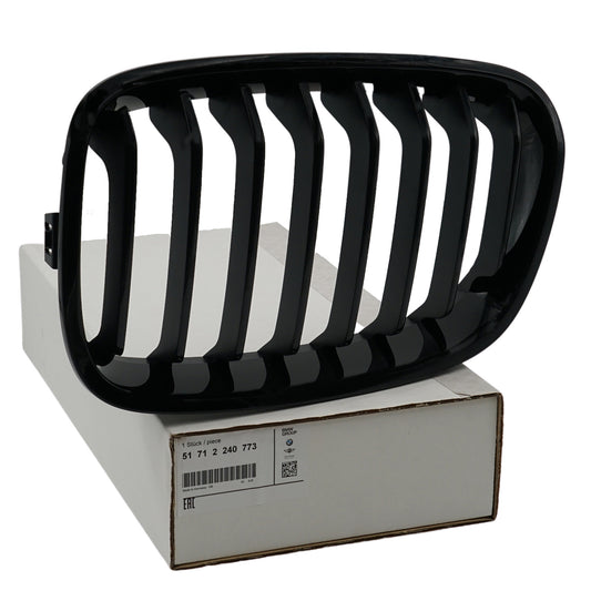 Parrilla frontal negra brillante M Performance OEM 51712240773 para BMW F20, F21 (todos los modelos compatibles sin Night Vision S6UKA). Original BMW.