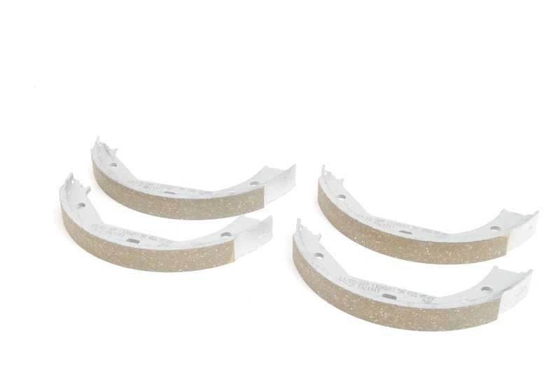 Kit reparación zapata freno trasera OEM 34212213311 para BMW E81, E87, E90, F30, F32, X1 E84... y más. Original BMW.