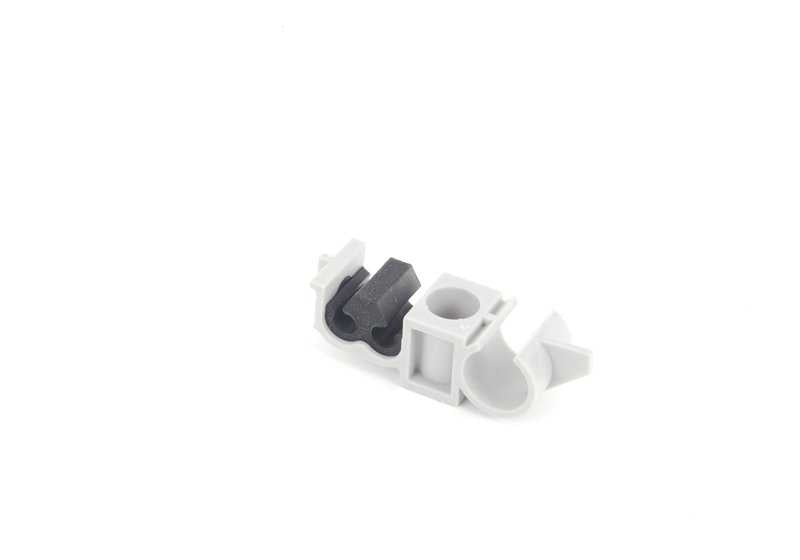Clip de fijación de tubería OEM 16136753249 para BMW E81, E82, E87, E88, E46, E60, E61, E63, E64, E85, E86. Original BMW.