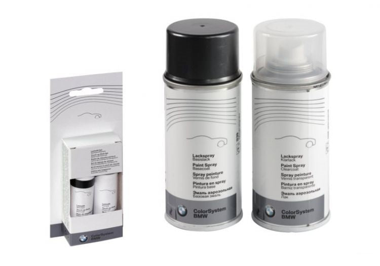 Set de pintura para retoques color Ferricgrey metálico OEM 51910429332 para BMW {E81,E82,E87,E88,F20,F21,F22,F23,F30,F31,F32,F33,F36,F10,F11,G30,G31,X1,X3,X4,X5,X6,Z4}. Original BMW.