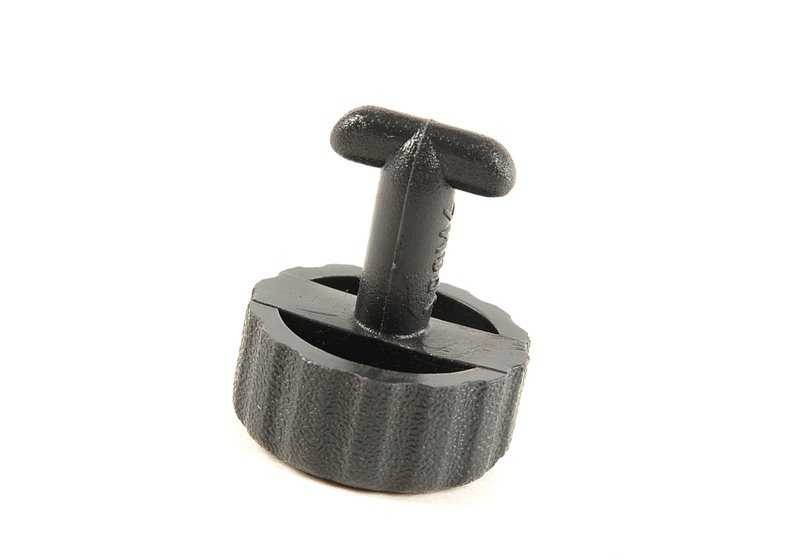 Cierre giratorio OEM 51478102980 para BMW Serie 5 E34 (modelos 518i, 520i). Pieza original BMW color gris medio.