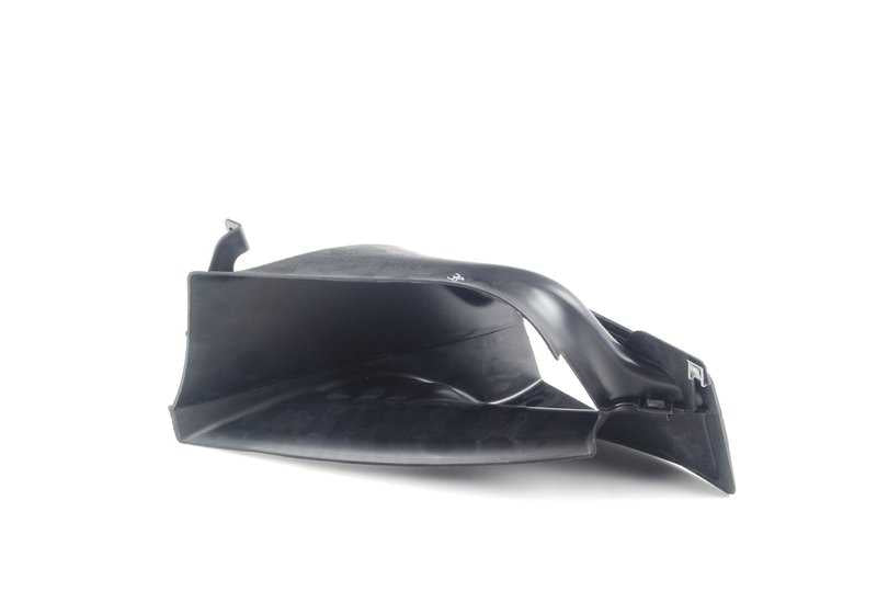 Conducto de aire para radiador de aceite delantero derecho OEM 51748051606 para BMW E82. Original BMW.