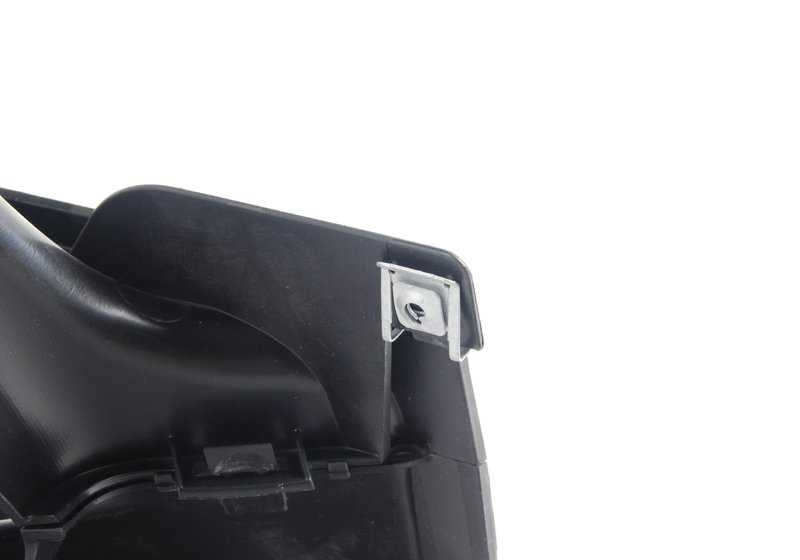 Conducto de aire para radiador de aceite delantero derecho OEM 51748051606 para BMW E82. Original BMW.