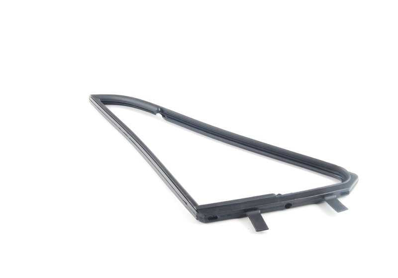 Junta de ventana trasera abatible izquierda OEM 51321815011 para BMW 114, 1502, 1600, 1600ti, 1602. Compatible con modelos clásicos. Original BMW.