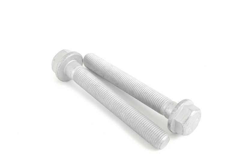 Silentblock Suspension Stroke OEM 31122180460 for BMW X5 E53 3.0D and 3.0i (FA71, FA72, FA81, FA82, FB71, FB72, FB81, FB82, FA11, FA12). Includes screws and nuts. Original BMW.