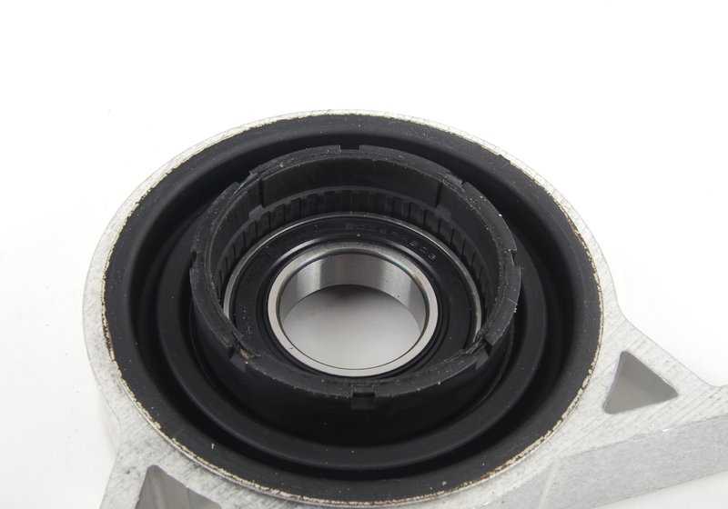 Rodamiento intermedio de transmisión OEM 26127521855 para BMW E60, E61, E63, E64, E83. Soporte central del eje de transmisión. Original BMW.